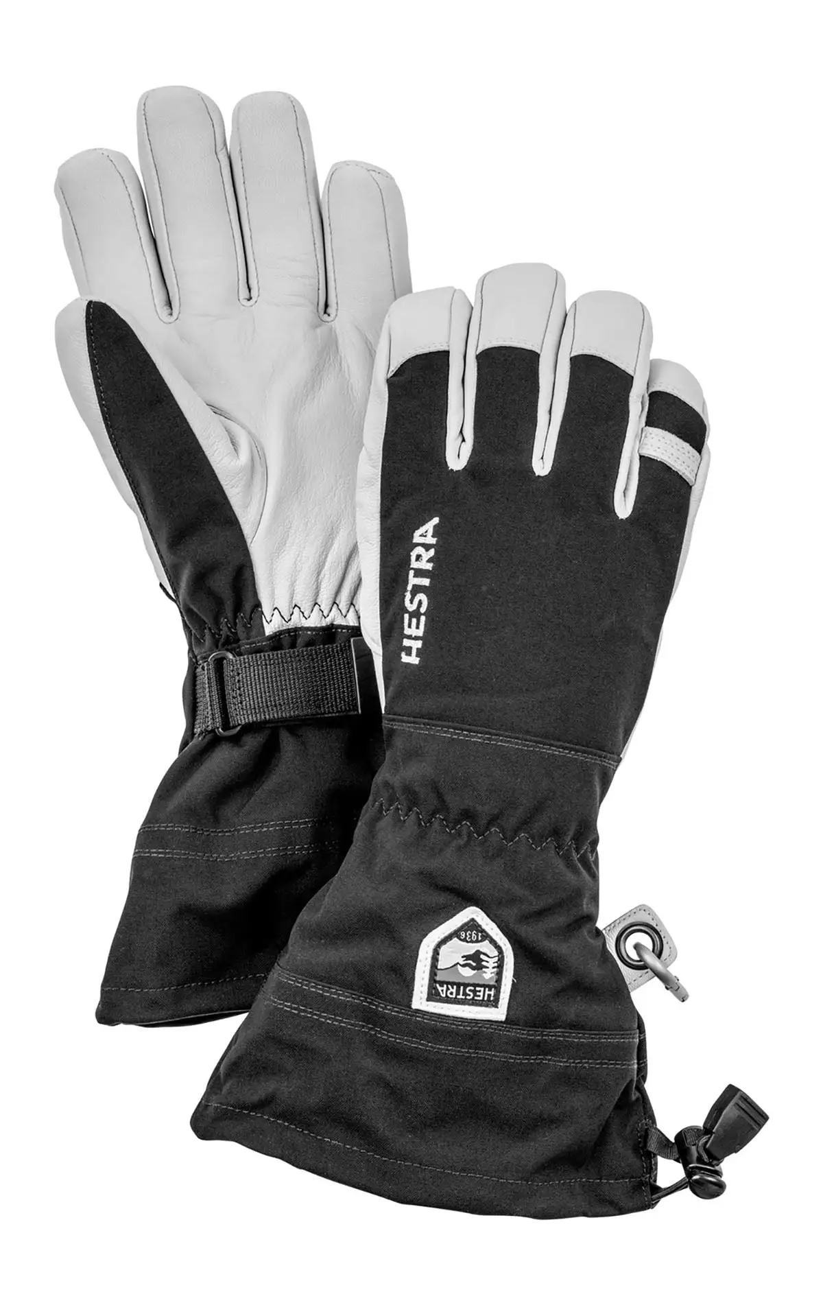 Hestra Army Leather Heli Ski 5-Finger Skihandsker 3 Hestra Army Leather Heli Ski 5-Finger Skihandsker